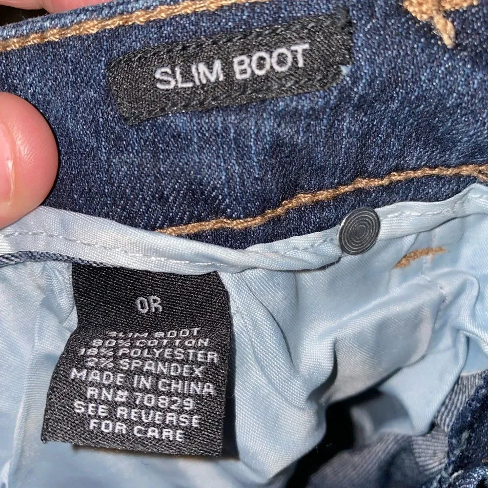 Rue21 Jeans Size 0R Bootcut NWOT
